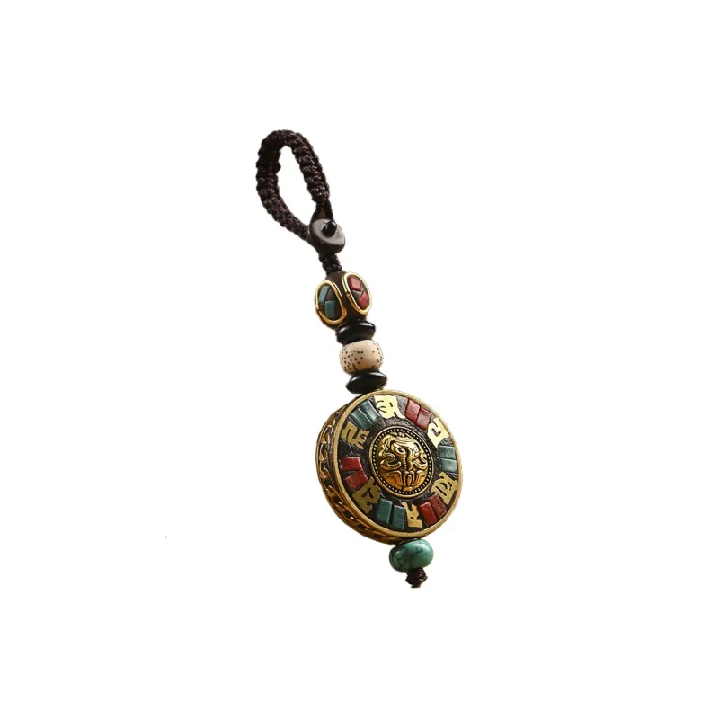 Ryukyu Braided String Keychains Unisex-1