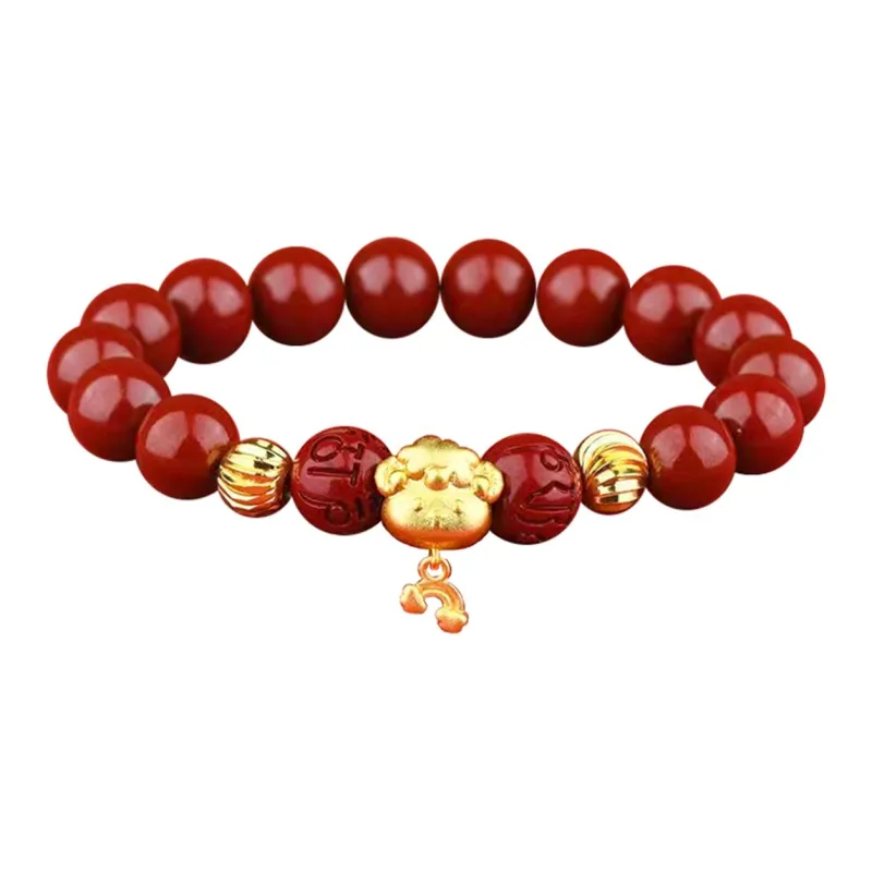 Baozhi Cinnabar Bracelets Unisex-21