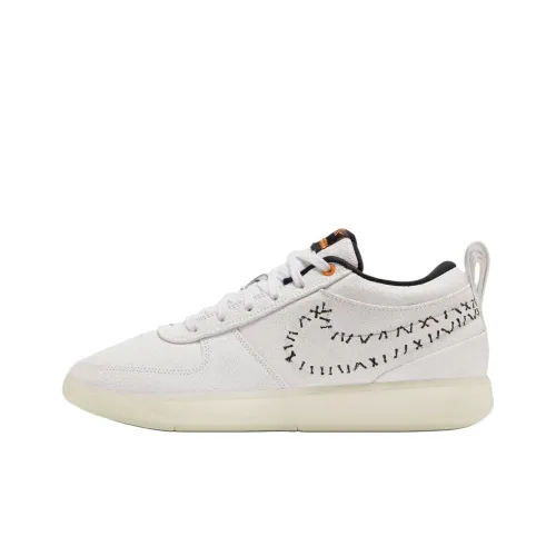 Nike Book 1 Anti Slip Wear Resistant Low Top Basketball Shoes Unisex White