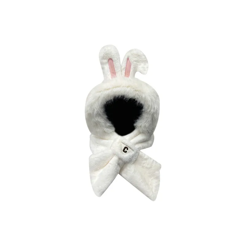 BANDICOOT Polyester Hoods & Plush Hats Women's White-0