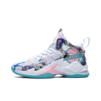 SOURCE Cushioning Wear Resistant Moisture Wicking Lightweight Rebound Mid Top Basketball Shoes Unisex