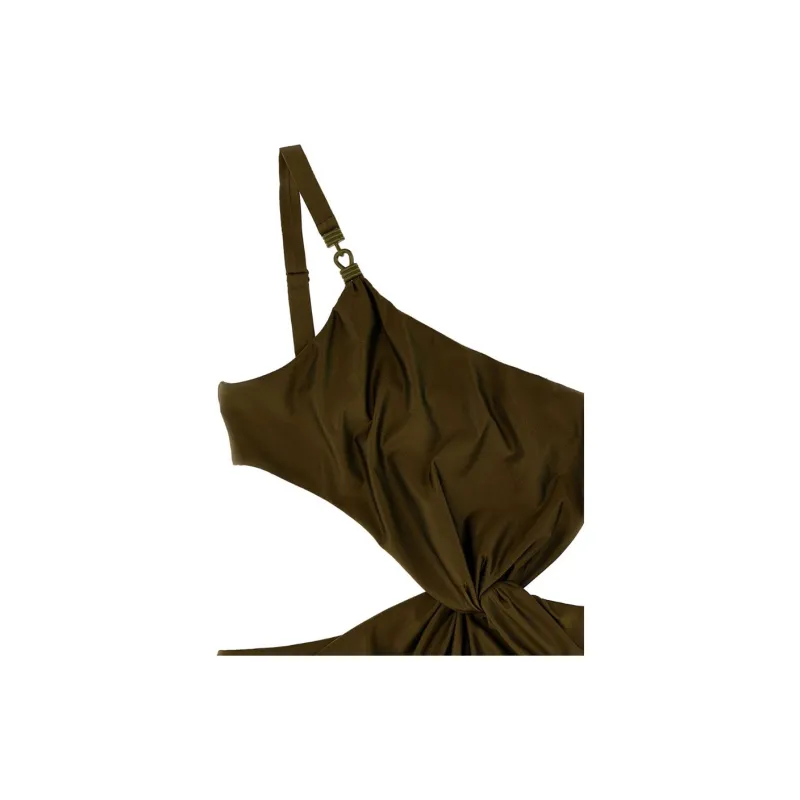 Zimmermann FW24 One piece Swimsuit Women's Khaki-2