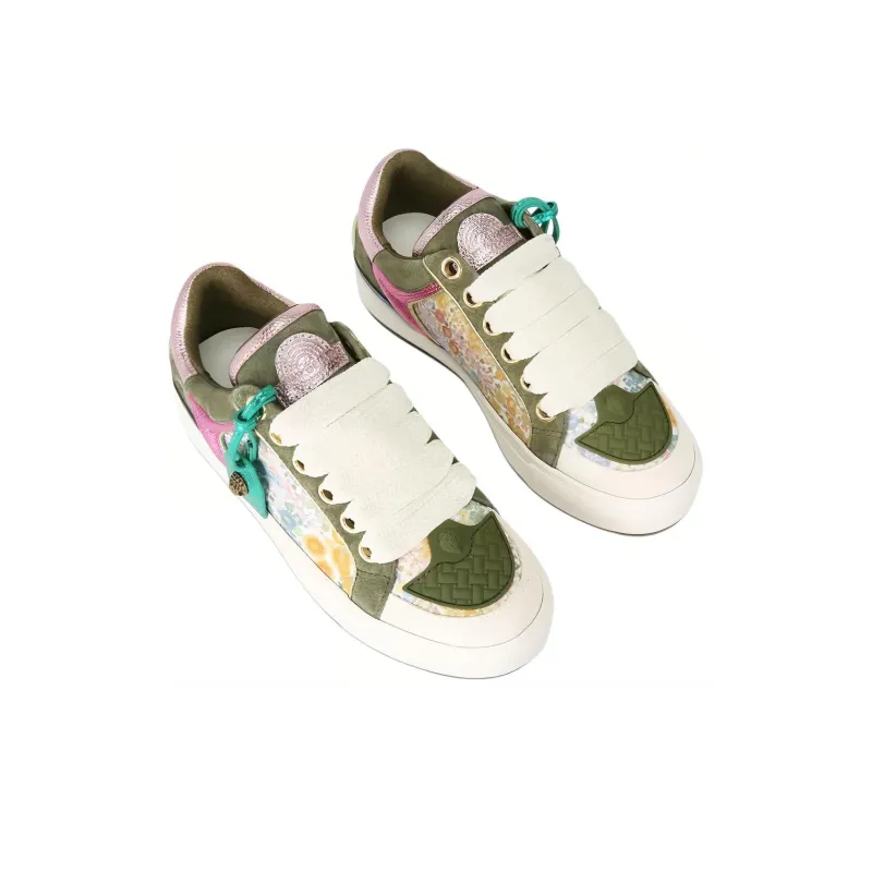 Kurt Geiger London Southbank Low-Top Skateboard Shoes Women's Green-2