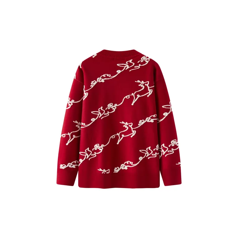 SEM/R x ZHANGRENHUAFEIYI LIANMINGKUAN Knitwear Women's Red/White Adjustable-1