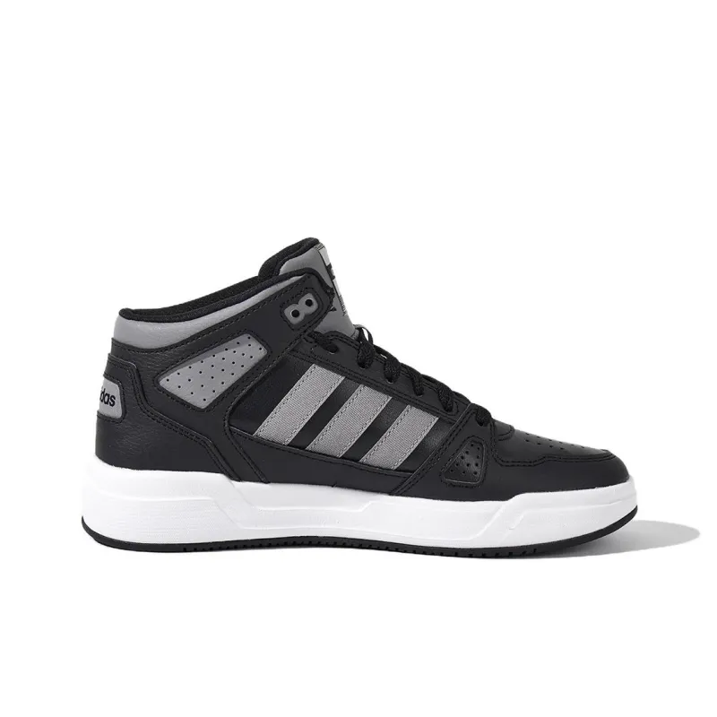 Adidas LITE BALLER Anti Slip And Wear Resistant Breathable High Top Skateboard Shoes Men's Black Gray Color-1