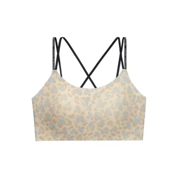 Victoria's Secret Bra Women's Blue Brown Leopard Print