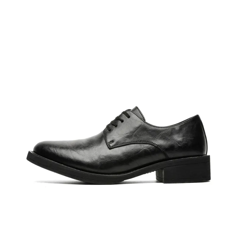 WEISHIBANGWEI Dress Shoes Unisex Black-0