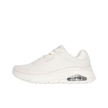 Skechers Uno Anti Slip Wear Resistant Low Top Casual Shoes Women's White