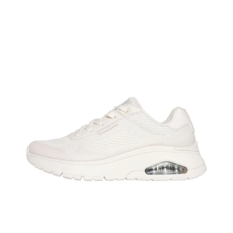 Skechers Uno Anti Slip Wear Resistant Low Top Casual Shoes Women's White-0