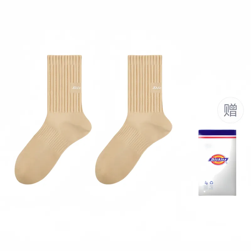 Dickies Moisture-Wicking Breathable Classic Solid Color Comfortable Fall And Winter Crew Socks Men's-12