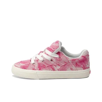 REVENFEXSPOTM x BURNING FLAME Thermal Height Increase Low Top Canvas Shoes Unisex Peach Pink