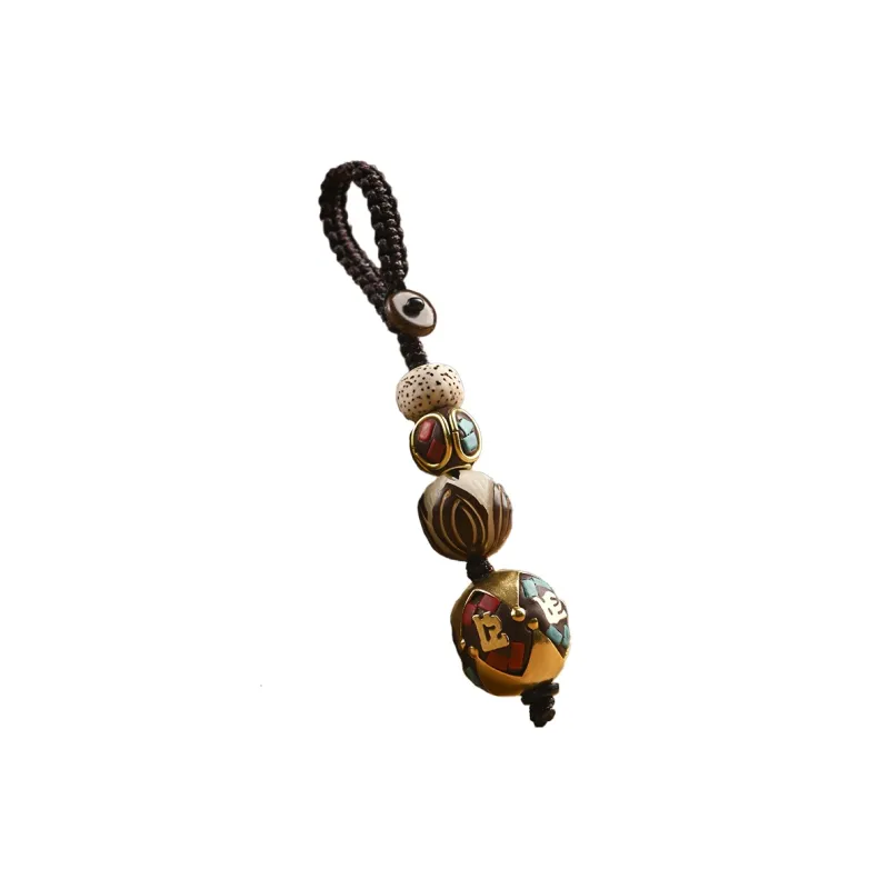 Ryukyu Braided String Keychains Unisex-11