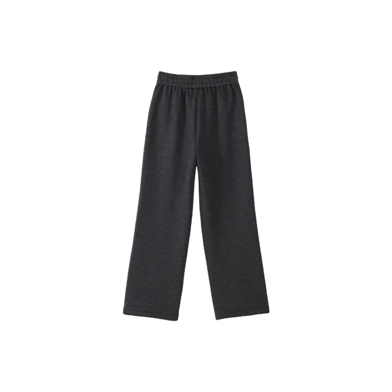 Cypress House Casual Pants Women's Dark Gray Herringbone-1