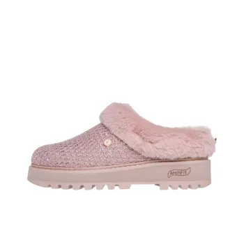 Martha Stewart x Skechers Arch Fit Slip-Resistant Wrap-toe Slippers Women's Pink