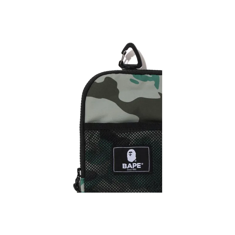 A BATHING APE Polyester Shoulder Bag, Crossbody Bag Regular Men's Emerald-4
