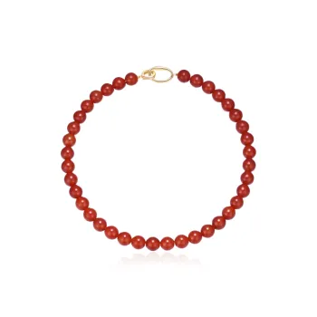 ONEKISS Gold Plated Copper Glass Necklaces Women's
