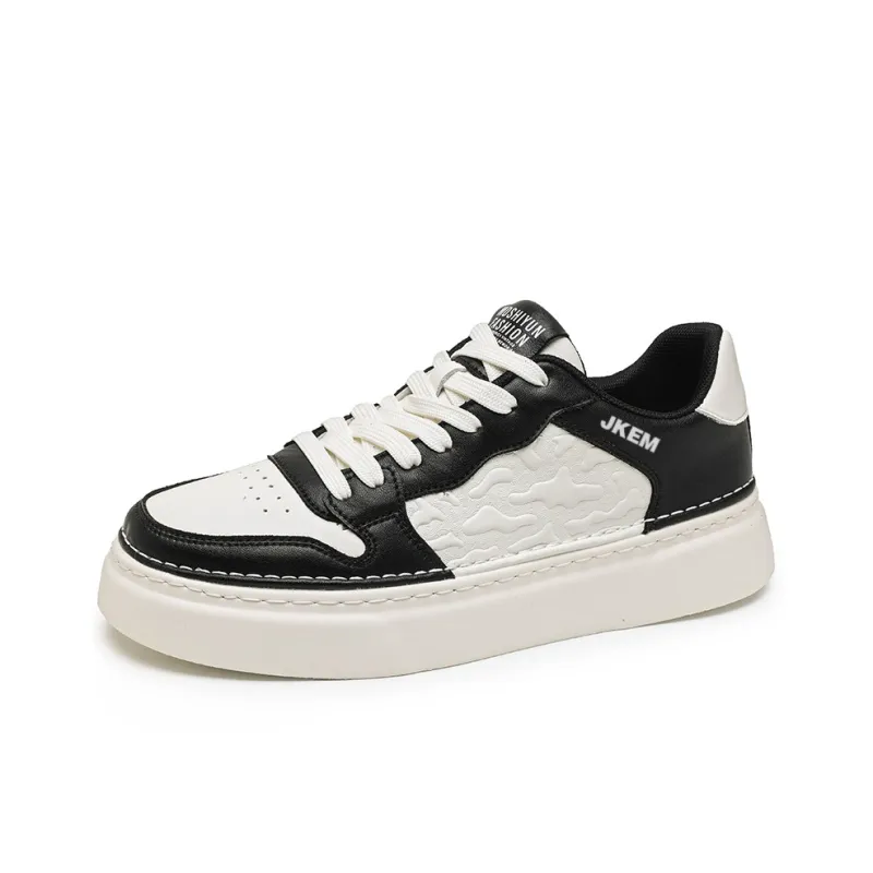 JKEM Slip Resistant Cushioning Abrasion Resistant Low Top Skateboard Shoes Men's-1