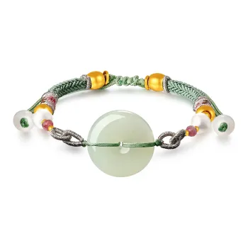 LAOMIAO Bracelets Green Jade Women's