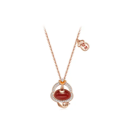 AGOVSKI S925 Silver Necklaces Women's