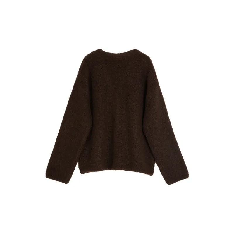 ELLE Sweaters Women's Coffee-1