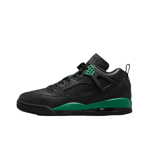 Jordan Spizike Anti Slip Wear Resistant Low Top Vintage Basketball Shoes Men's Black