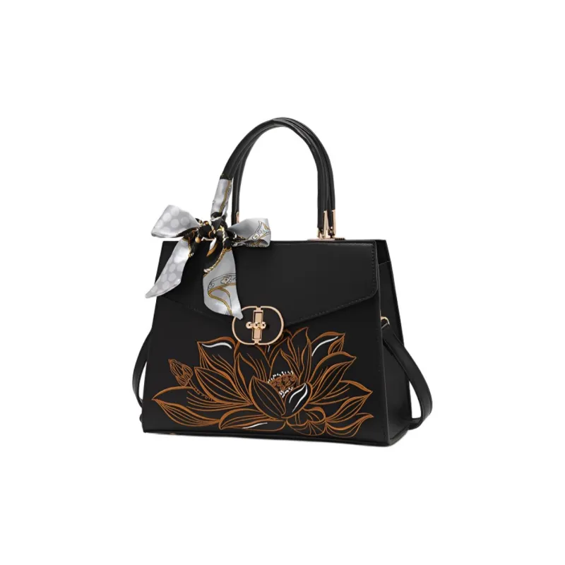 PAYOT Microfiber Synthetic Leather Wedding Bag Shoulder Bag Crossbody Bag Handbag Regular Women's Black-1