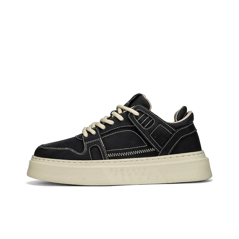 JKEM Slip Resistant Cushioning Abrasion Resistant Low Top Skateboard Shoes Men's-0