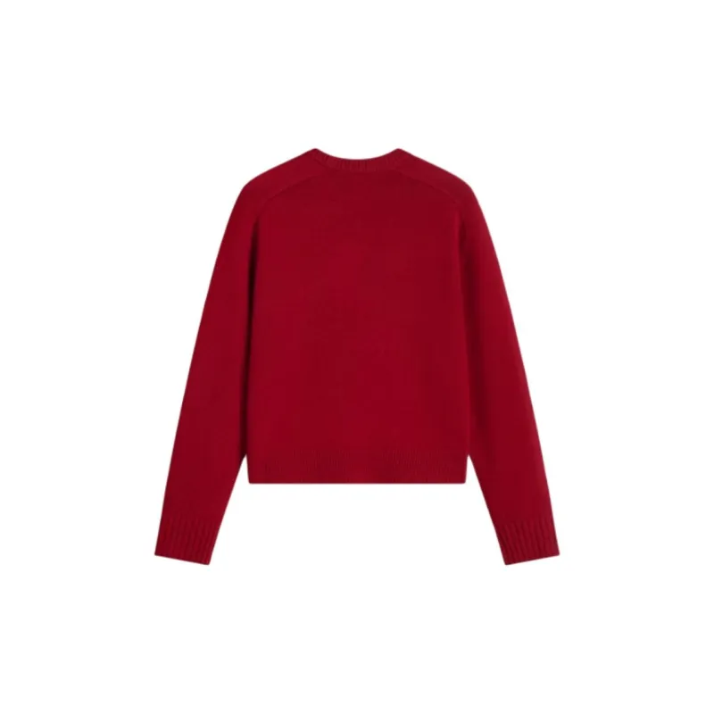 THEORY New Year Cashmere Sweater Women's Starburst Red-1