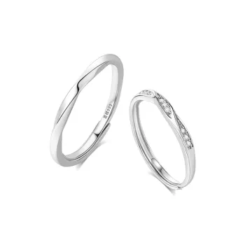 BLANK IN BLANK Sterling Silver Rings Unisex