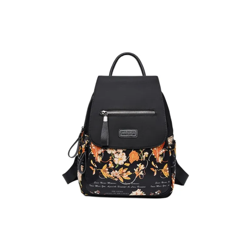 SANTA BARBARA POLO & RACQUET CLUB Fabric Backpack Regular Women's Black Style/Bellflower Style-2