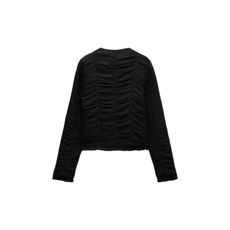 ZARA Trf Shirts Women's Black-1