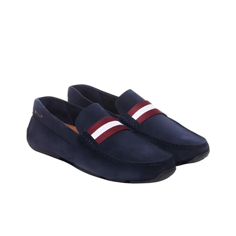 BALLY Perthy Suede Loafers-3