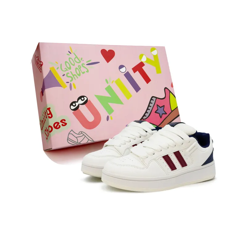 UNIITY Trendy And Stylish Anti-Slip Wear-Resistant Low-Top Skateboard Shoes Women's-40