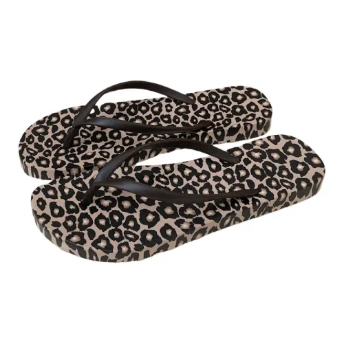 Thin Strips Sandal Slippers Women's Brown