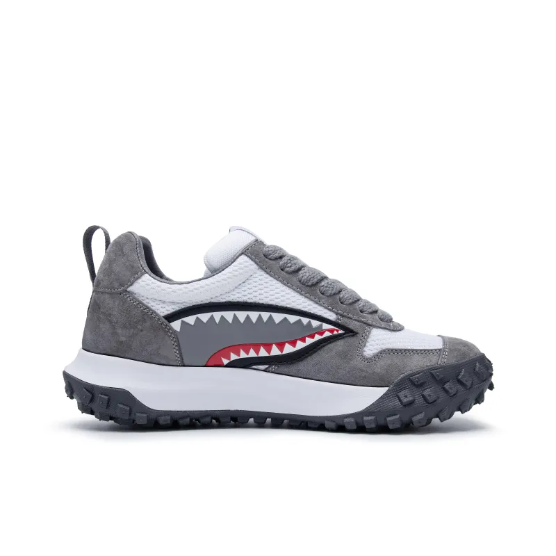 STANAIR Casual Shoes Unisex Low Top Black White, Gray White-13
