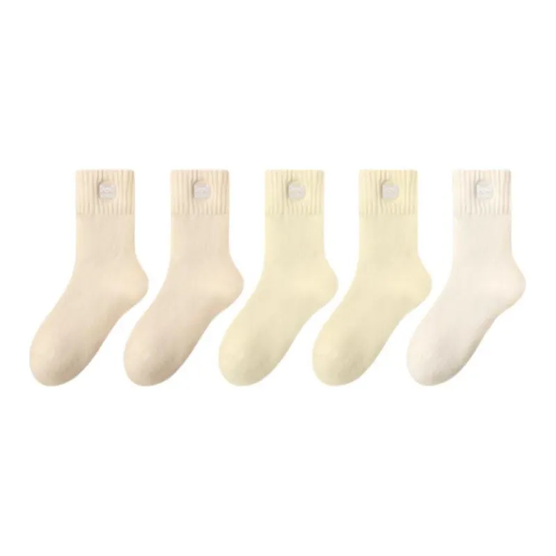 MIIOW Mid Calf Socks Unisex Combo Set-9