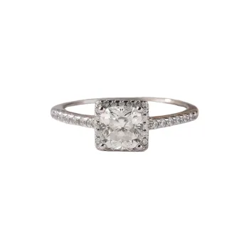 Stone On The Line S925 Silver Rings Women's