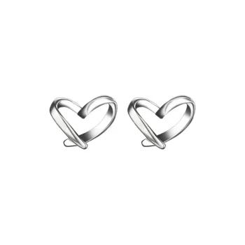 CHINA GOLD S925 Silver Stud Earrings Women's