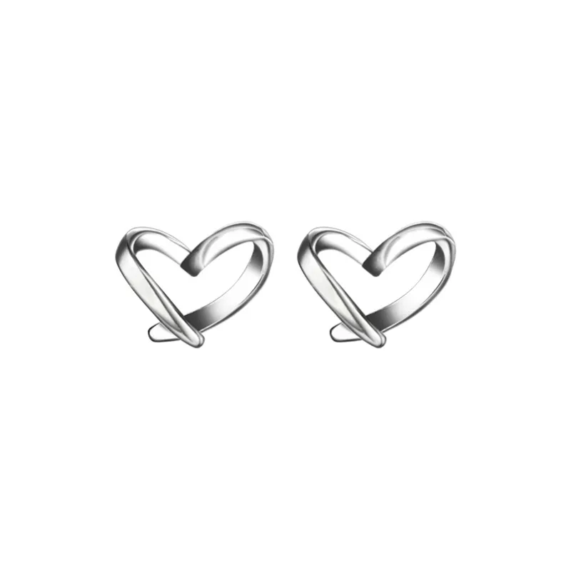 CHINA GOLD S925 Silver Stud Earrings Women's-0