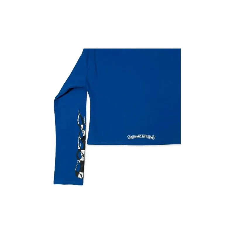 Chrome Hearts T Shirt Men's Blue-5