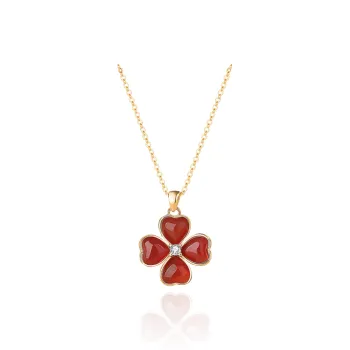 Chongqing Gold Store Chalcedony Necklaces Women's