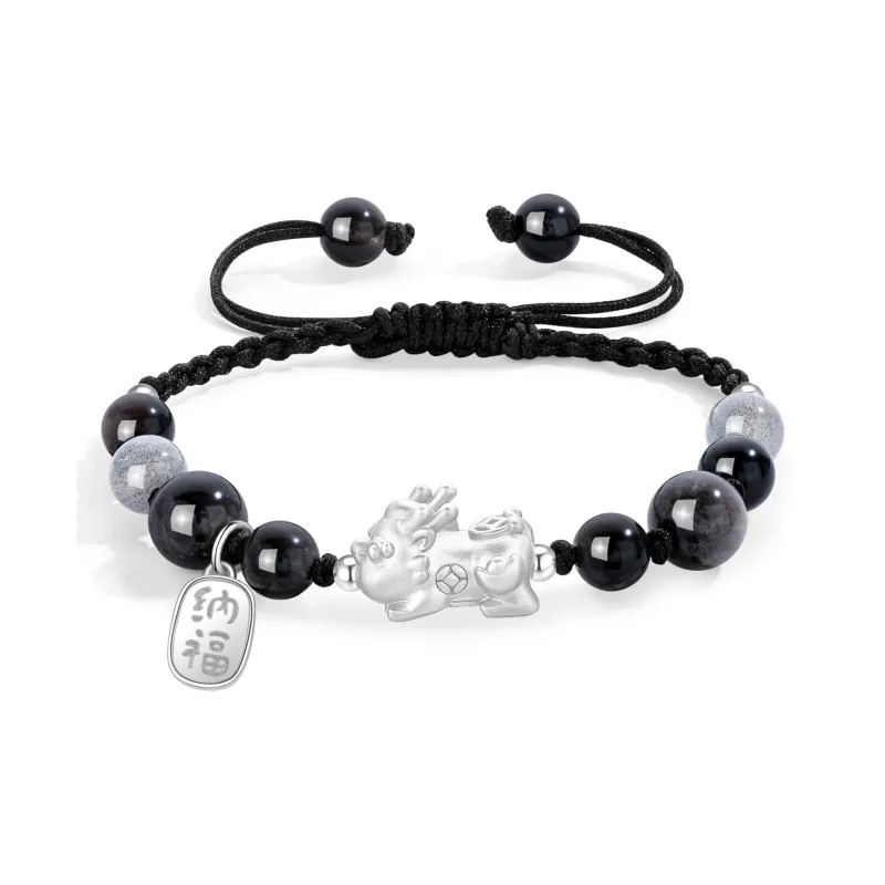 Lao Feng Xiang Chalcedony Bracelets Unisex-6