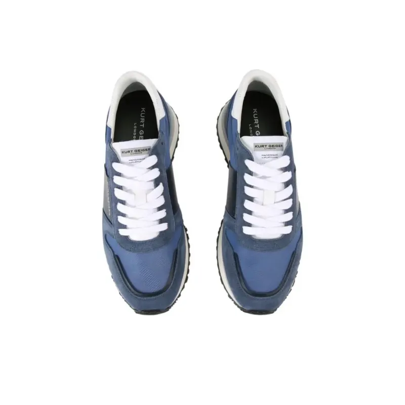 Kurt Geiger London Diego Low-Top Casual Shoes Men's Blue-3