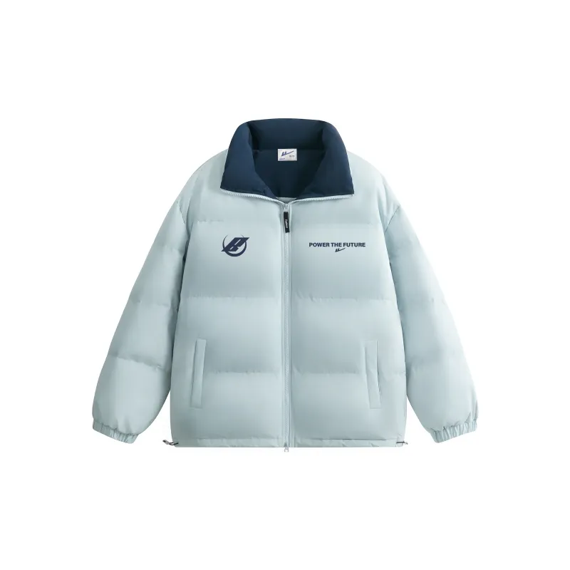 Warrior Ride The Wind Collection Open Ended Smile Collection Puffer Jacket Unisex-16