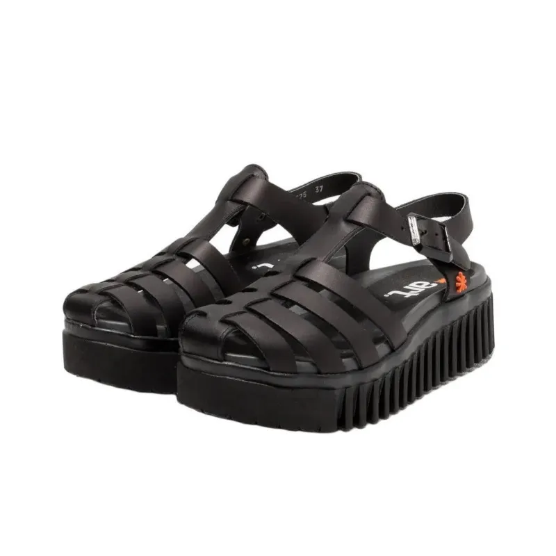Art BRIGHTON Roman Sandals Women's Black-1