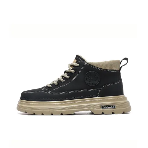 BEN SHERMAN Work Boots Men Mid-Top