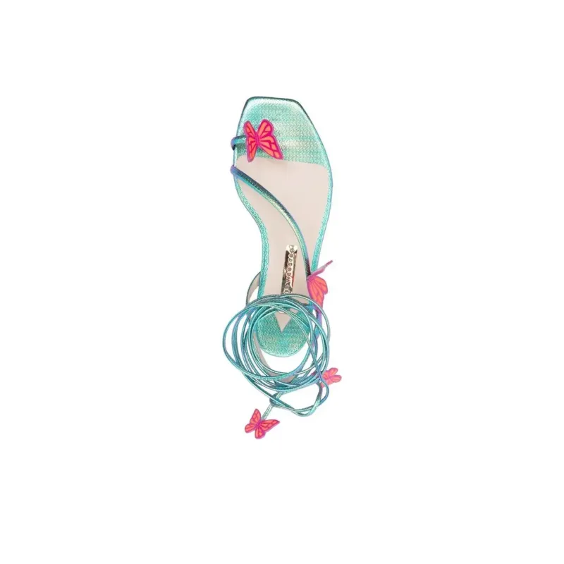 Sophia Webster Vanessa Strap Sandals Women's Turquoise-3
