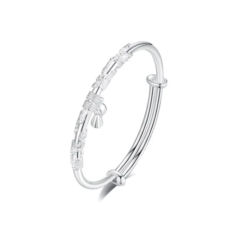 Golden Linmen S999 Fine Silver Sterling Silver Bracelets Unisex-0