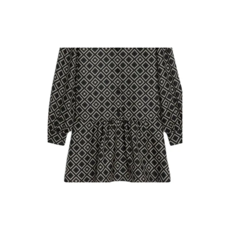 CELINE Basque Mini Dress In Silk Twill-5