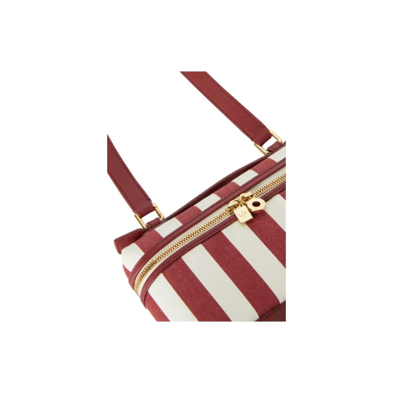 Loro Piana ExtraPocket Cotton Shoulder Bag Crossbody Bag Handbag Mini Kids' Red & White-3